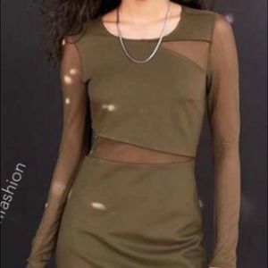 NEVER WORN NWT olive green Urban Outfitters dress!
